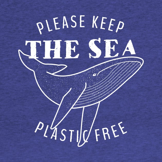 Please Keep the Sea Plastic Free - Whale by bangtees